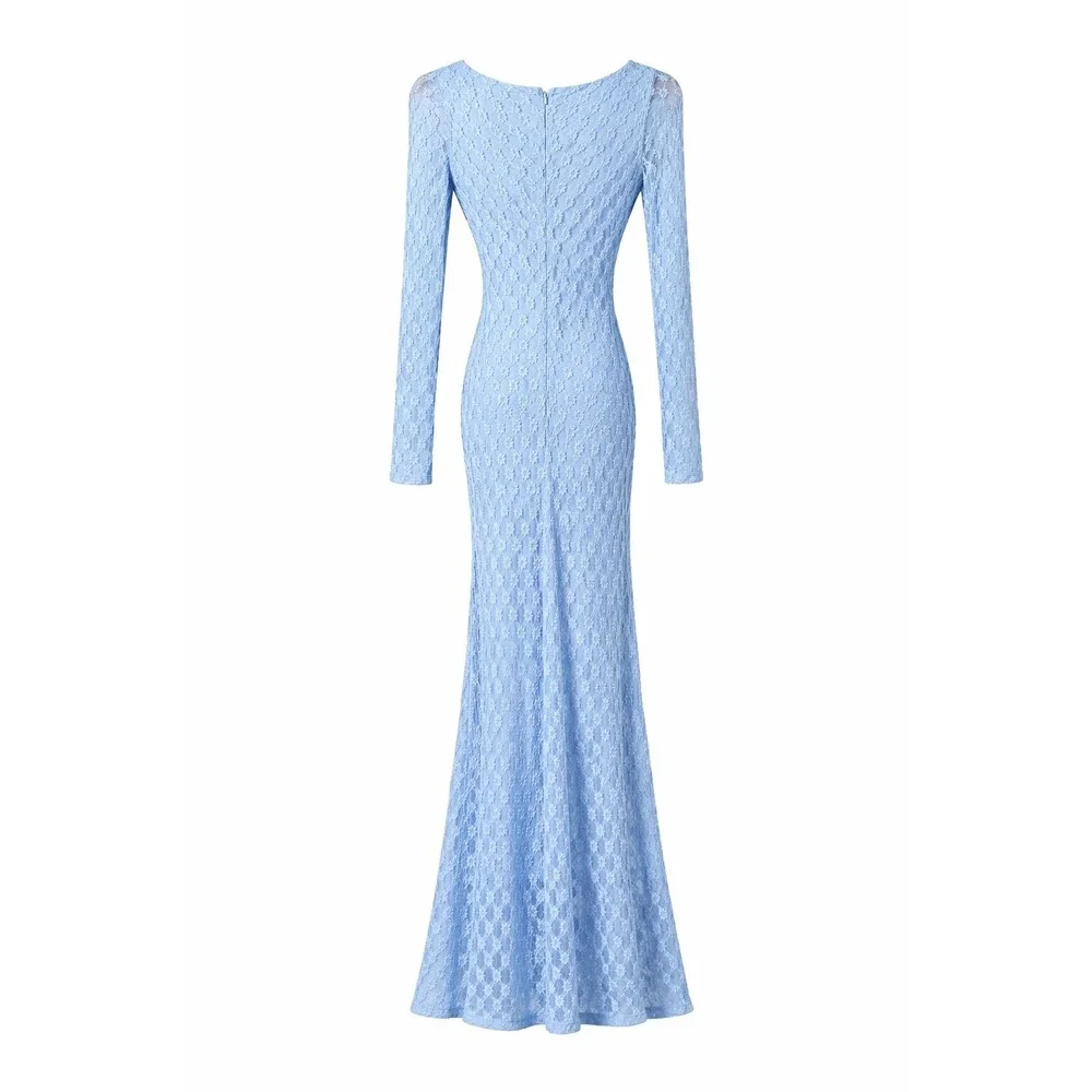 Bardot Adoni Lace Midi Dress Cornflower Blue‎ US 4 NWT Romantic Wedding Guest - Picture 8 of 8